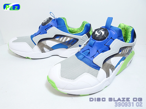 ■PUMA■ディスクブレイズ OG(26.5cm)■WHT-BLU■390931 02　 DISC BLAZE