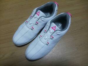 ★美品★ルコックスポルティフゴルフ le coq sportif GOLF QQ3NJAOO 22.5㎝ 32