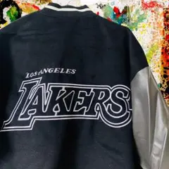 レイカーズ スタジャン ブルゾン 八村塁 LAKERS チームジャケット