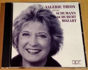 CD(英盤)▲VALERIE TRYON(ピアノ)plays MOZART,SCHUBERT & SCHUMAN▲美品！