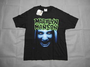 デッドストック MARILYN MANSON ビンテージ Tシャツ XL 黒 マリリン マンソン NOS ROCK RAP TEE FEAR OF GOD FOG フィアオブゴッド フォグ