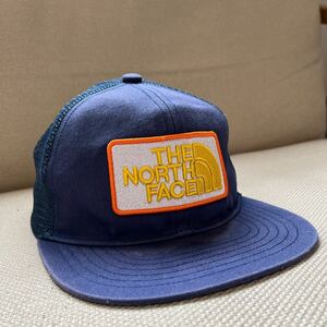 ノースフェイス 子供用 メッシュキャップ 帽子 キッズ アウトドア THENORTHFACE キャンプ フラットバイザー 刺繍 ロゴ ニューエラ newera