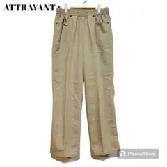 ATTRAYANT アティロン　カジュアルパンツ　ベージュ　ウエストゴム　L