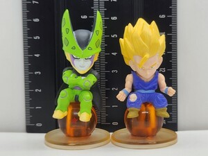 ドラゴンボール キャラプッチ フィギュア 超サイヤ人2孫悟飯 セルset[24J26検]DRAGON BALLコレクタブルFigurineアニメヒーローズ ワーコレ