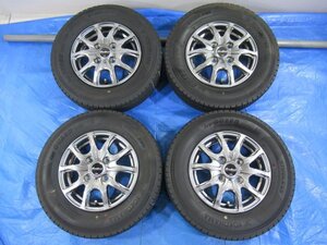 激安売切宣言！11111円～！バランス済 MiD 12-3.5B 4H/100 ET42 +冬タイヤ 145/80R12 6PR クリッパー エブリー ハイゼット サンバー Z00995