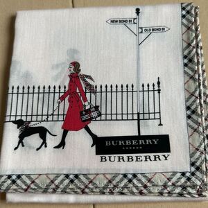 BURBERRY バーバリー ハンカチ 女の子 犬 ピンク 