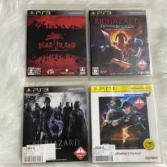 【PS3】デッドアイランドなど4本セットまとめ売り