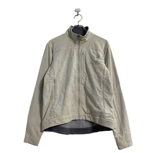 THE NORTH FACE ジップアップ ジャケット レディース M ベージュ ノースフェイス 裏フリース アウトドア 古着卸 アメリカ仕入 a601-5279