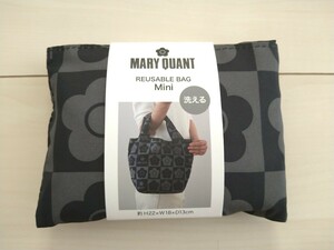 【新品】MARY QUANT REUSABLE BAG Mini マリークワント エコバッグ H22cm×W18cm×D13cm