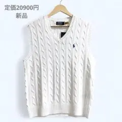 ✨新品未使用タグ付き‼️POLO RALPH LAUREN ニット ベスト L✨