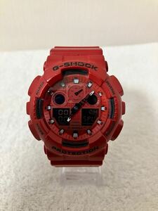 CASIO カシオ G-SHOCK ジーショック GA-100C レッド 