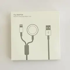 [新品]Apple watch 充電器 2in1マグネット式充電ケーブル1.2m