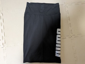 PUMA　プーマ　スカート　ブラック　ロゴ　S