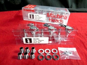 ★新品セール/最安値★GOTOH／SG381-07-C-R6◆国産 高品質 高精度 ゴトー 糸巻き ロトマチック◇Leftyモデル 左利き用 片側６連 クローム