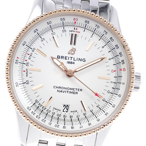 ブライトリング BREITLING U17325 ナビタイマー オートマチック 38 自動巻き メンズ 美品 箱・保証書付き_831165