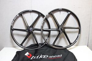 ○○BIKEAHEAD バイクアヘッド BITURBO RS DB 27.5インチ シマノ11s対応 チューブレス 6本スポーク カーボンバトンホイールセット 未使用品