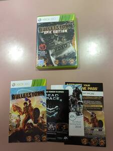 送料無料 国内本体起動確認済 Xbox360★バレットストーム エピックエディション 海外版★used☆Bullet Storm Epic Edition☆