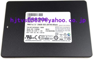 【中古動作品】 PM871b SSD256GB SATA 2.5 インチ SSD256GB SAMSUNG 2.5 256GB 6.0Gbps SSD 7mm