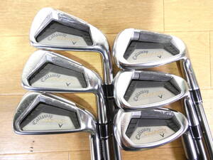 ■Callaway キャロウェイ アイアン/ウェッジ 6本セット LEGACY 60I FLEX:SR ＃5～9.P 現状品＠140