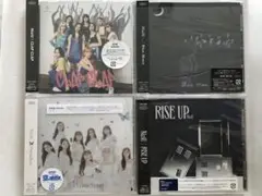 NiziU 通常盤CD4枚セット CLAP/Blue/Paradise/RISE