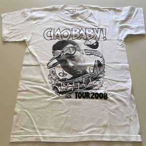 PIZZA OF DEATH 横山健　バンドTシャツ ツアーTシャツ CIAO BABY 白　Lサイズ半袖Tシャツ