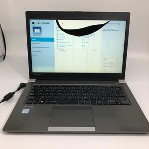 ジャンク品　DynaBook R63/DN i7 8650U 8GB SSDなし　ノートパソコン　13インチ　画面割　BIOSOK 【関西出荷】14