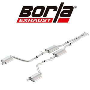 Borla 2015-2023 ダッジ チャレンジャー 3.6L V6 CAT-BACK エキゾースト ATAK 爆音 正規輸入品