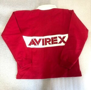 【未使用特価】AVIREX アビレックス アヴィレックス スウェット 襟付き レディース フリーサイズ アメカジ ライダー バイク ロゴ