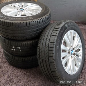 BMW 2シリーズ F45 F46 純正 パラレルスポーク スタイリング 475 7J 16インチ PCD112 5穴 +52 ハブ66.5 MICHELIN PRIMACY4 4本205/60R16