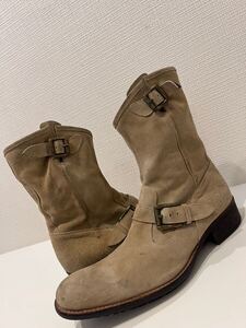 ★RARE Japanese Label alfredo BANNISTER boots goa ifsixwasnine kmrii lgb 14th addition アルフレッドバニスター レザー ブーツ Y2K