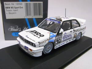 ★レア物!★BMW M3 Sport Evo. #30 v.Bayern 1/43【E30 Team lsert】★AXCO SIGNAL★初期グレー箱！Best.-Nr.12050★DTM