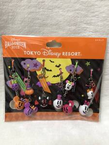 ◇　2012年　ハロウィン　ミッキー　ミニーおばけ　ストラップ　6個入り　定価２４００円　TDR ディズニーリゾート