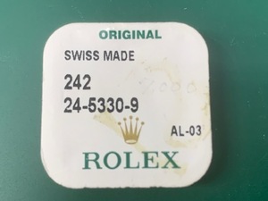 新品未開封　ROLEX　ロレックス純正 242 24-5330-9 AL-03 　クラウンケースチューブ18kt ホワイト/G （TR24012）送料無料