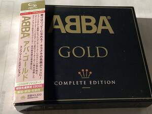 【SHM-CD】国内盤2CD帯付ベスト39曲/外箱付/ABBA/アバ/ゴールド＋モア・ゴールド(グレイテスト・ヒッツvol.1＋vol.2 