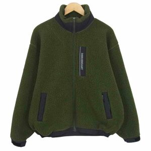 【2020AW Sサイズ】DESCENDANT “ BOMBAY FLEECE ZIP CARDIGAN ” GREEN ／ ディセンダント.WTAPS.ダブルタップス.GIP-STORE.FPAR