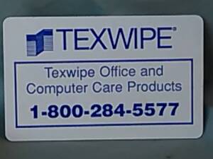 使用済み　TEXWIP テスクワイプ　オフィス及びコンピューターケアー商品