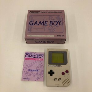 Nintendo 任天堂 ゲームボーイ本体 DMG-01 G2318649 箱あり 取扱説明書あり 通電未確認【CKAT3021】