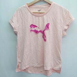 ◇ PUMA プーマ 半袖 Tシャツ サイズS ピンク系 レディース E