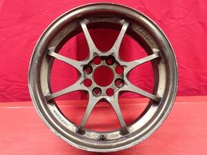 ジャンク 単品 中古ホイール 1本 鍛造 軽量 RAYS レイズ VOLK RACING ボルクレーシング CE28N 7J 15インチ PCD100 4穴 +28 ハブ65 ja15