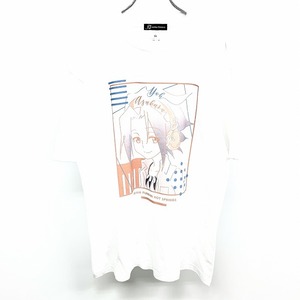 【新品/訳アリ】arma bianca Tシャツ TVアニメ SHAMAN KING シャーマンキング 麻倉葉 lette-graph TVアニメ 半袖 綿100% XL 白 メンズ