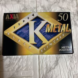 AXIA オーディオ カセットテープ K METAL 50分 [KMC50] メタルテープ アクシア 年代物