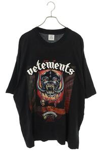 ヴェトモン VETEMENTS 24SS UE64TR390B サイズ:M モーターヘッドプリントTシャツ 中古 SB01