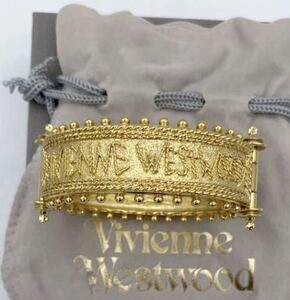 Vivienne Westwood ／ヴィヴィアン ウエストウッド レアバングル　ゴールド3dオーブ 立体