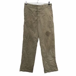 Dickies ワークパンツ W32 ディッキーズ ベージュ 874 オリジナルフィット 古着卸 アメリカ仕入 2304-393