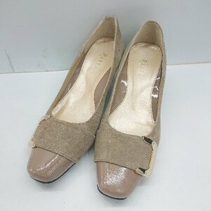 ◇ pitti feminine パンプス サイズ22.0 ベージュ レディース E