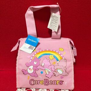 ケアベア　CareBears クーラートートバッグ　ピンク　お弁当ケース　ランチバッグ　クーラーバッグ　保冷バッグ　タグ付き未使用品