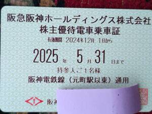 阪神電鉄株主優待乗車証　送料無料