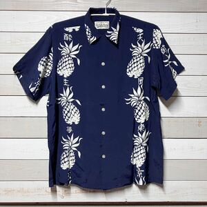 SIZE L WACKO MARIA HAWAIIAN SHIRT ALOHA PINEAPPLE ワコマリア ハワイアン シャツ アロハ パイナップル柄 天国東京 酔生夢死