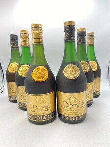 【同梱不可】1円スタート！ L.Dorville ドービル ナポレオン 6本セット 特級あり 700ml 未開栓 古酒 V009097