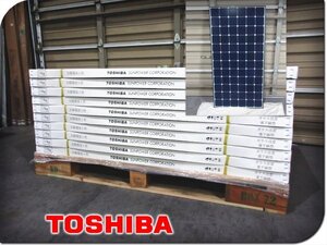 ■未使用品■TOSHIBA/東芝■240W■シリコン単結晶系/Sシリーズ■ソーラーパネル/太陽電池モジュール■10枚/SPR-240NE-WHT-J/185万/khhk929m